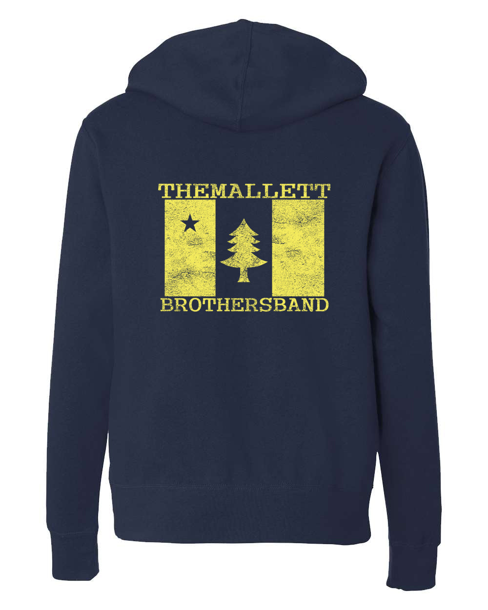 The Mallett Brothers Band full-zip hoodie - Classic Navy