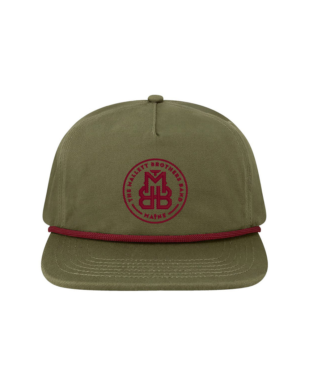 The Mallett Brothers Band 2025 Logo rope hat - Olive Green