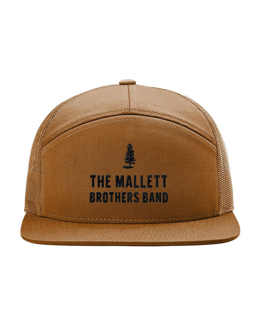 The Mallett Brothers Band Pine Tree 7-panel hat - Caramel